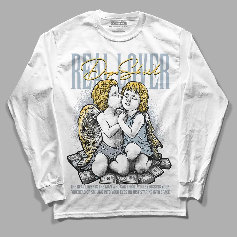 Blue Grey 13s DopeSkill Long Sleeve T-Shirt Real Lover Graphic sold by DopeSkill