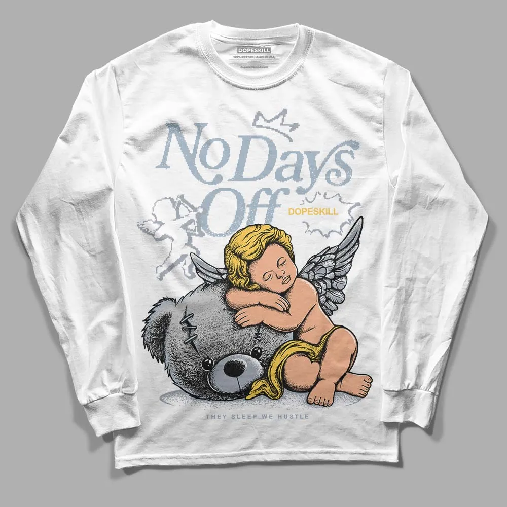 Blue Grey 13s DopeSkill Long Sleeve T-Shirt New No Days Off Graphic sold by DopeSkill