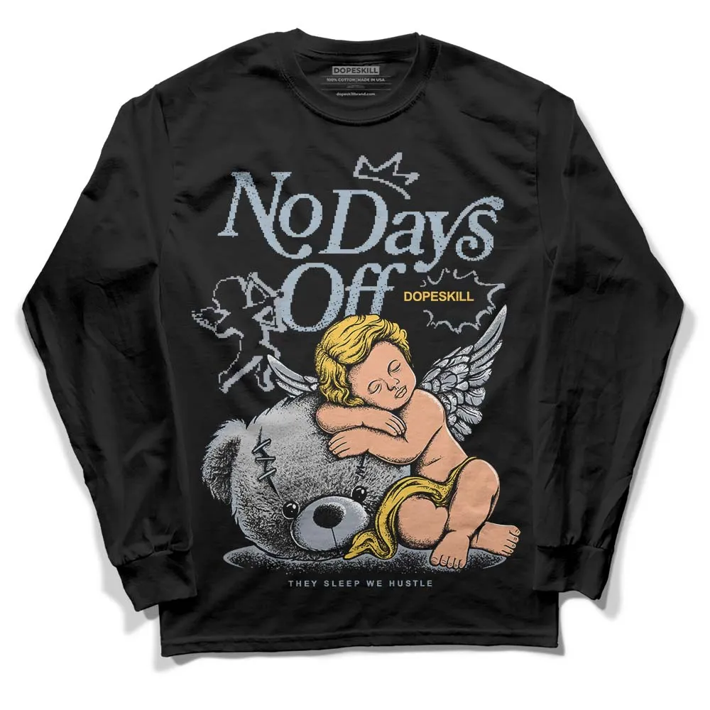 Blue Grey 13s DopeSkill Long Sleeve T-Shirt New No Days Off Graphic sold by DopeSkill product image thumbnail 2
