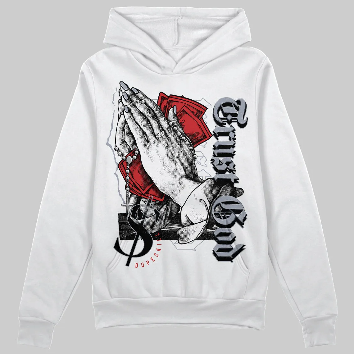 Bred Reimagined 4s DopeSkill Hoodie Sweatshirt Trust God Graphic sold by DopeSkill product image thumbnail 2