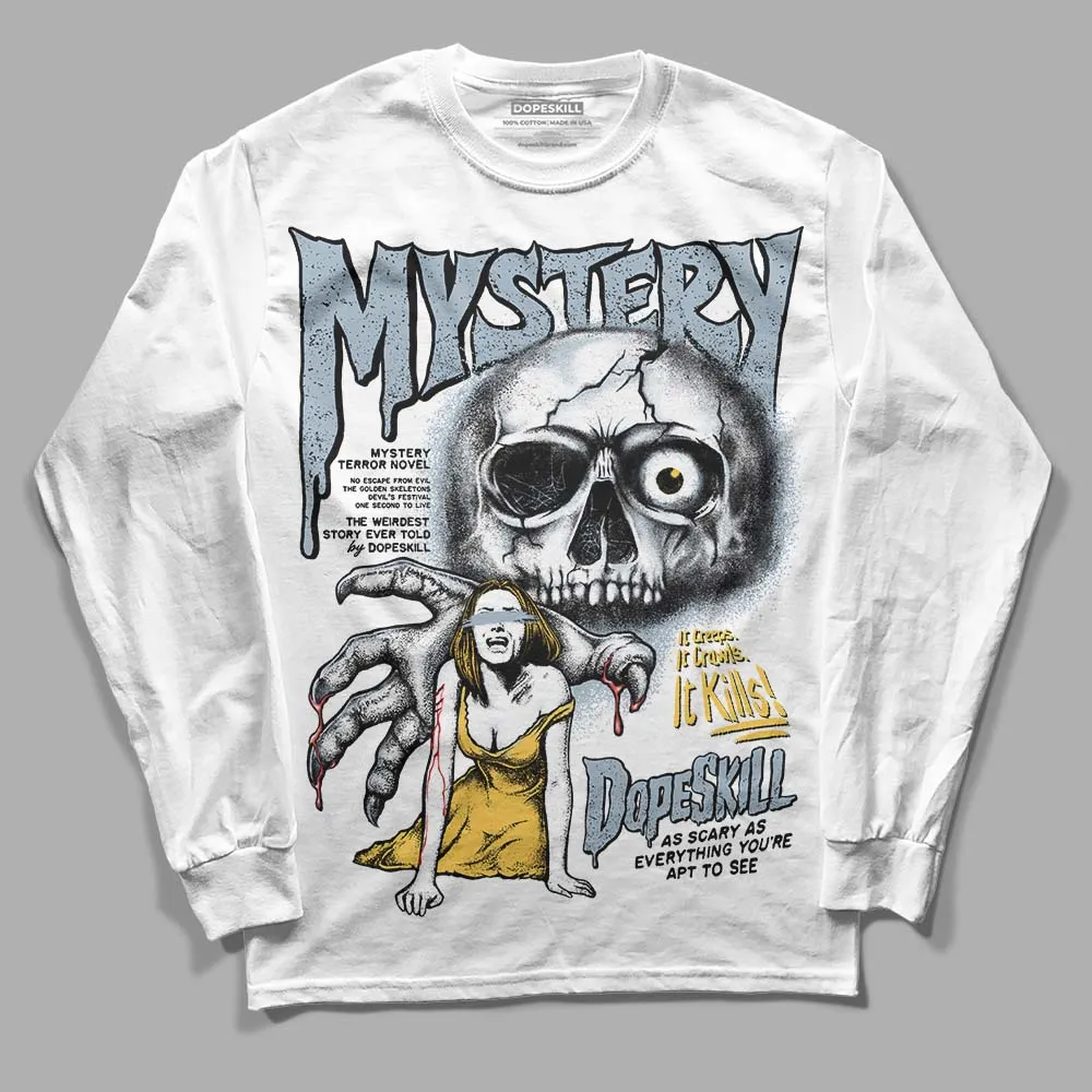 Blue Grey 13s DopeSkill Long Sleeve T-Shirt Mystery Ghostly Grasp Graphic sold by DopeSkill