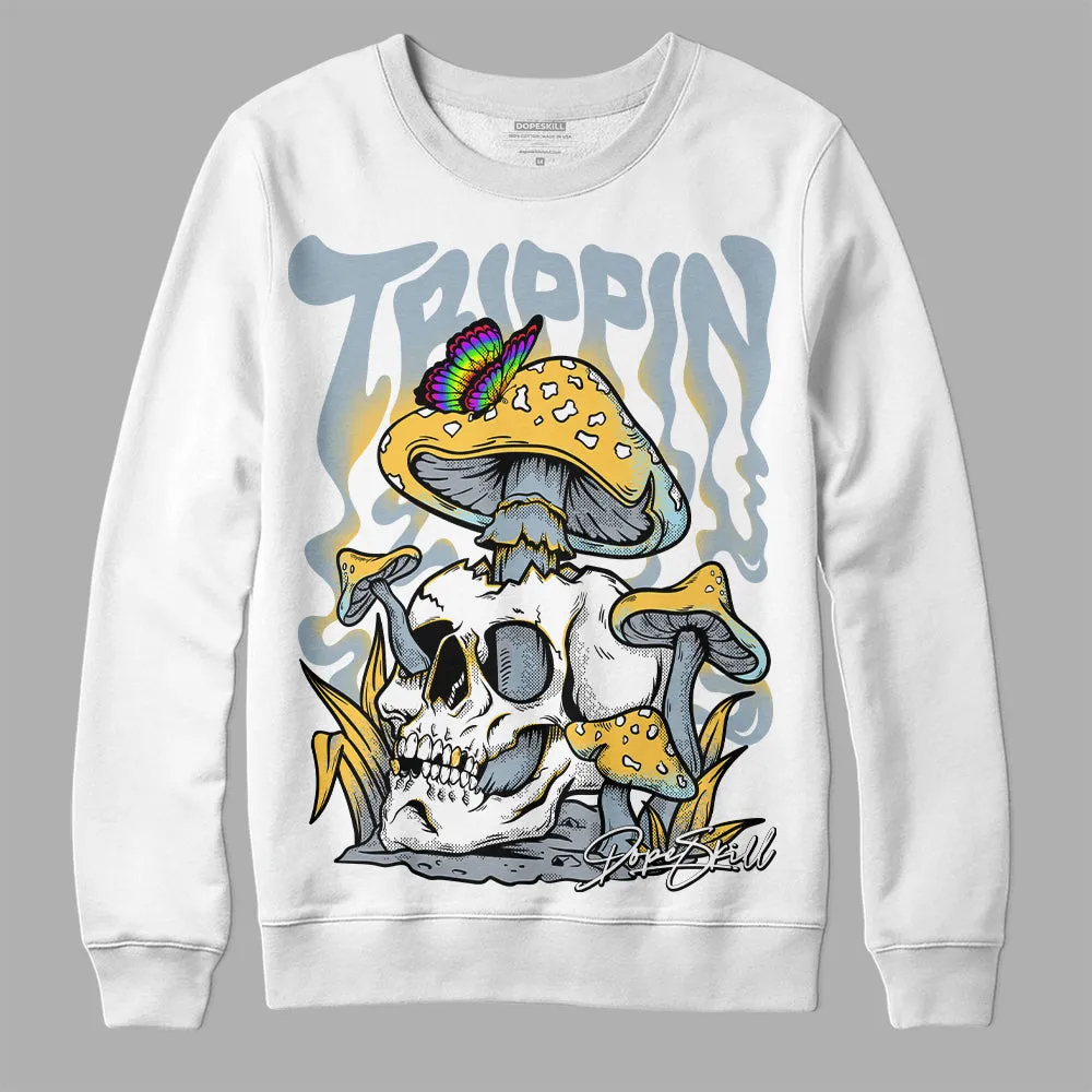 Blue Grey 13s DopeSkill Sweatshirt Trippin Graphic sold by DopeSkill