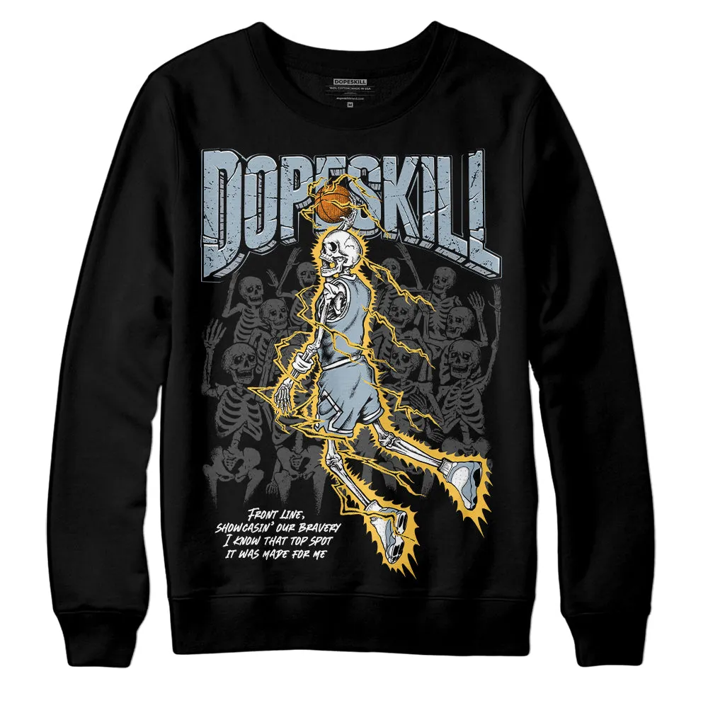 Blue Grey 13s DopeSkill Sweatshirt Thunder Dunk Graphic sold by DopeSkill product image thumbnail 2
