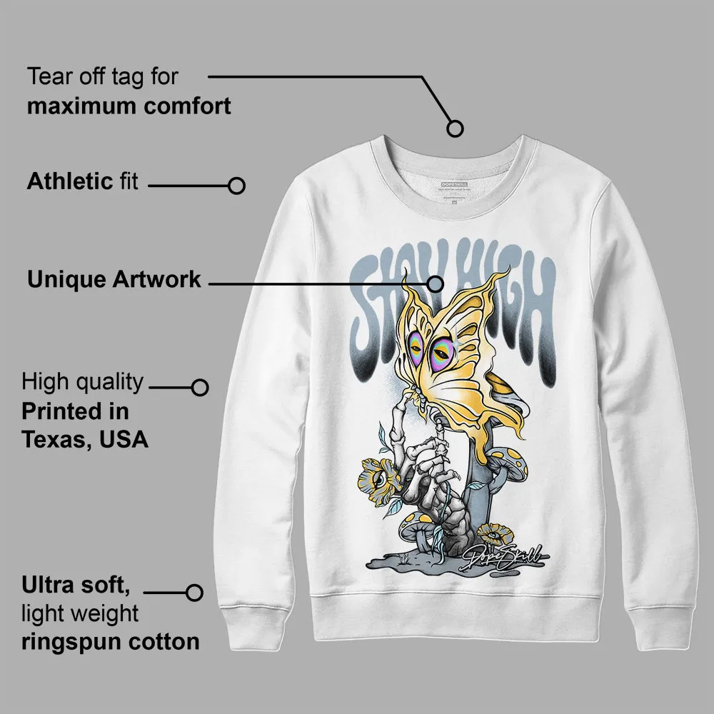 Blue Grey 13s DopeSkill Sweatshirt Stay High Graphic sold by DopeSkill product image thumbnail 3
