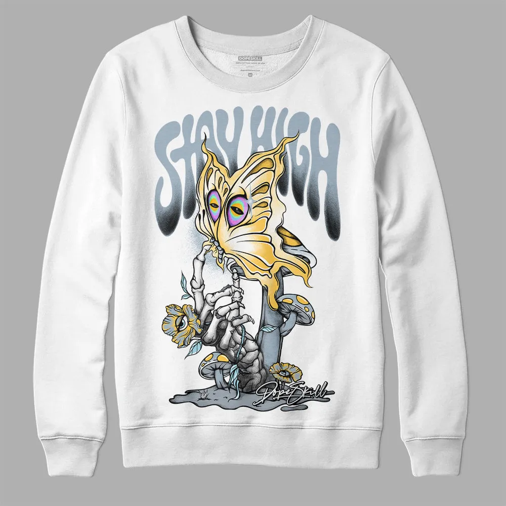 Blue Grey 13s DopeSkill Sweatshirt Stay High Graphic sold by DopeSkill