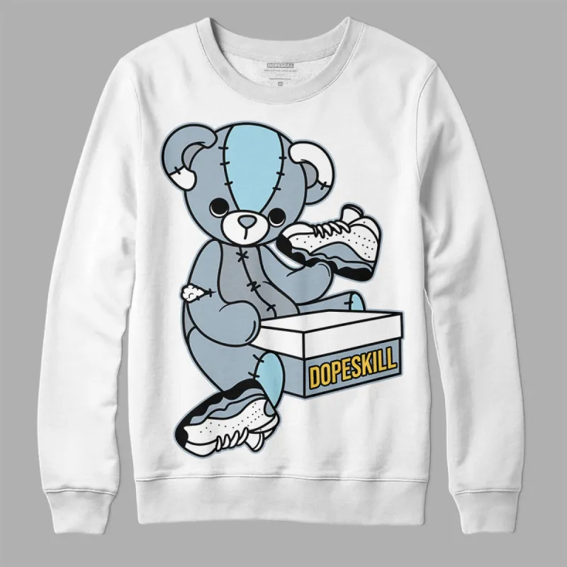Blue Grey 13s DopeSkill Sweatshirt Sneakerhead BEAR Graphic sold by DopeSkill