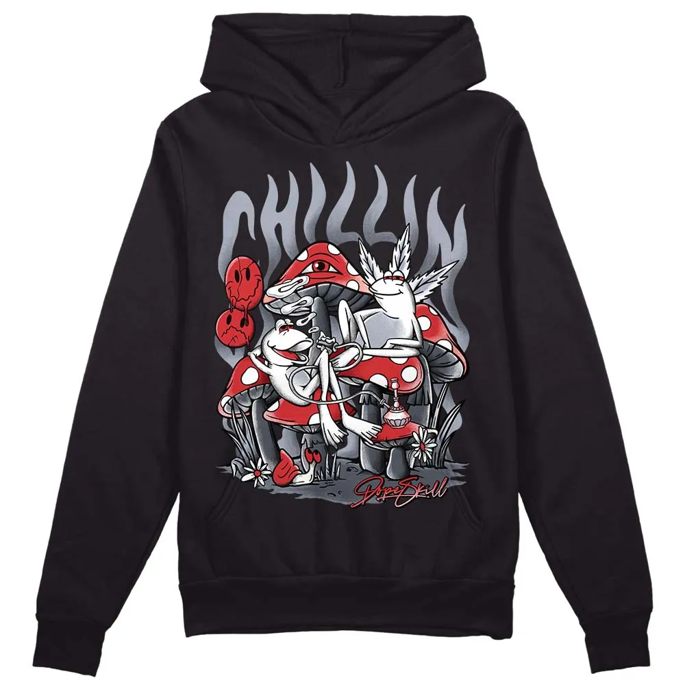 Bred Reimagined 4s DopeSkill Hoodie Sweatshirt Chillin Graphic sold by DopeSkill