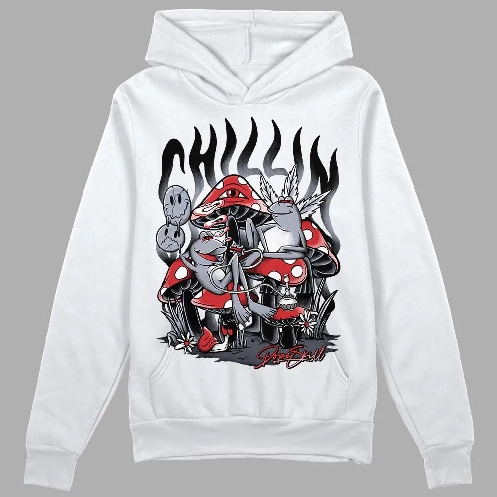 Bred Reimagined 4s DopeSkill Hoodie Sweatshirt Chillin Graphic sold by DopeSkill product image thumbnail 2