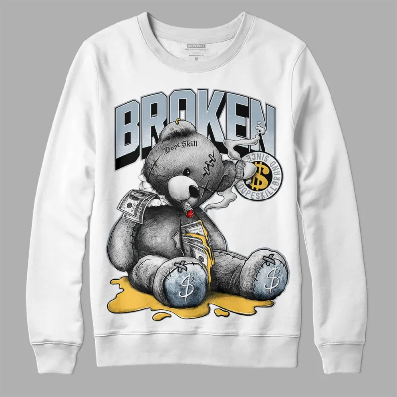 Blue Grey 13s DopeSkill Sweatshirt Sick Bear Graphic sold by DopeSkill