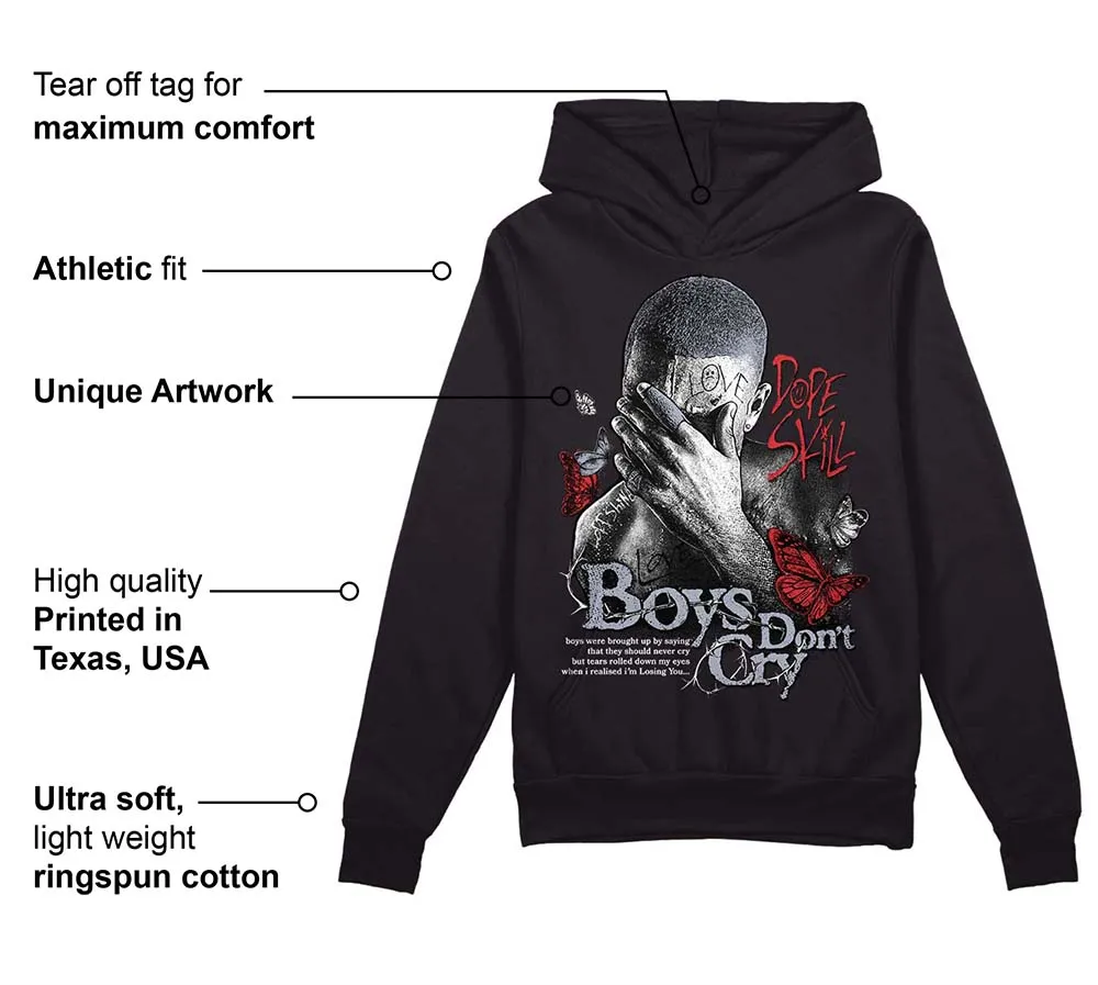 Bred Reimagined 4s DopeSkill Hoodie Sweatshirt Boys Don't Cry Graphic sold by DopeSkill product image thumbnail 3