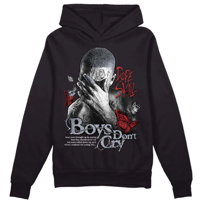Bred Reimagined 4s DopeSkill Hoodie Sweatshirt Boys Don't Cry Graphic sold by DopeSkill