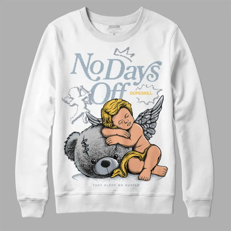 Blue Grey 13s DopeSkill Sweatshirt New No Days Off Graphic sold by DopeSkill