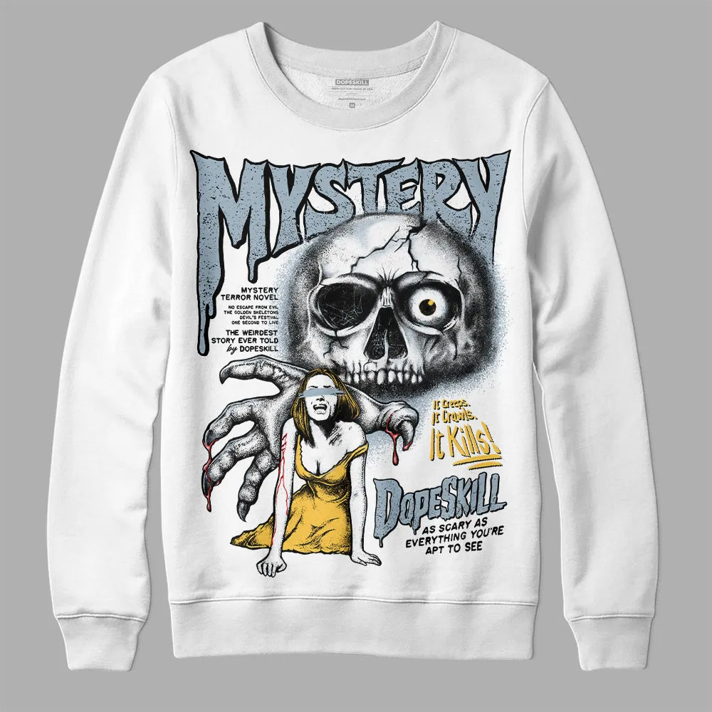 Blue Grey 13s DopeSkill Sweatshirt Mystery Ghostly Grasp Graphic sold by DopeSkill