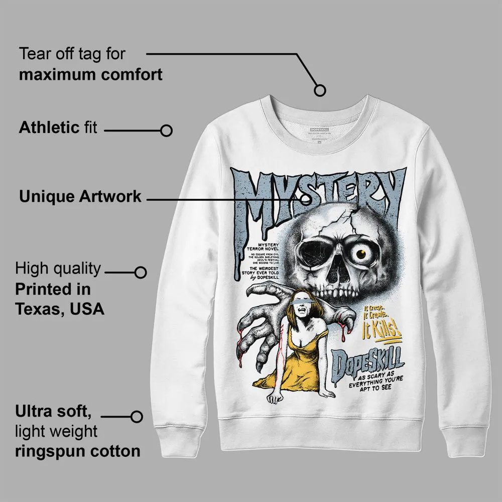 Blue Grey 13s DopeSkill Sweatshirt Mystery Ghostly Grasp Graphic sold by DopeSkill product image thumbnail 3