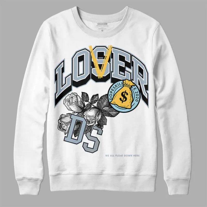 Blue Grey 13s DopeSkill Sweatshirt Loser Lover Graphic sold by DopeSkill