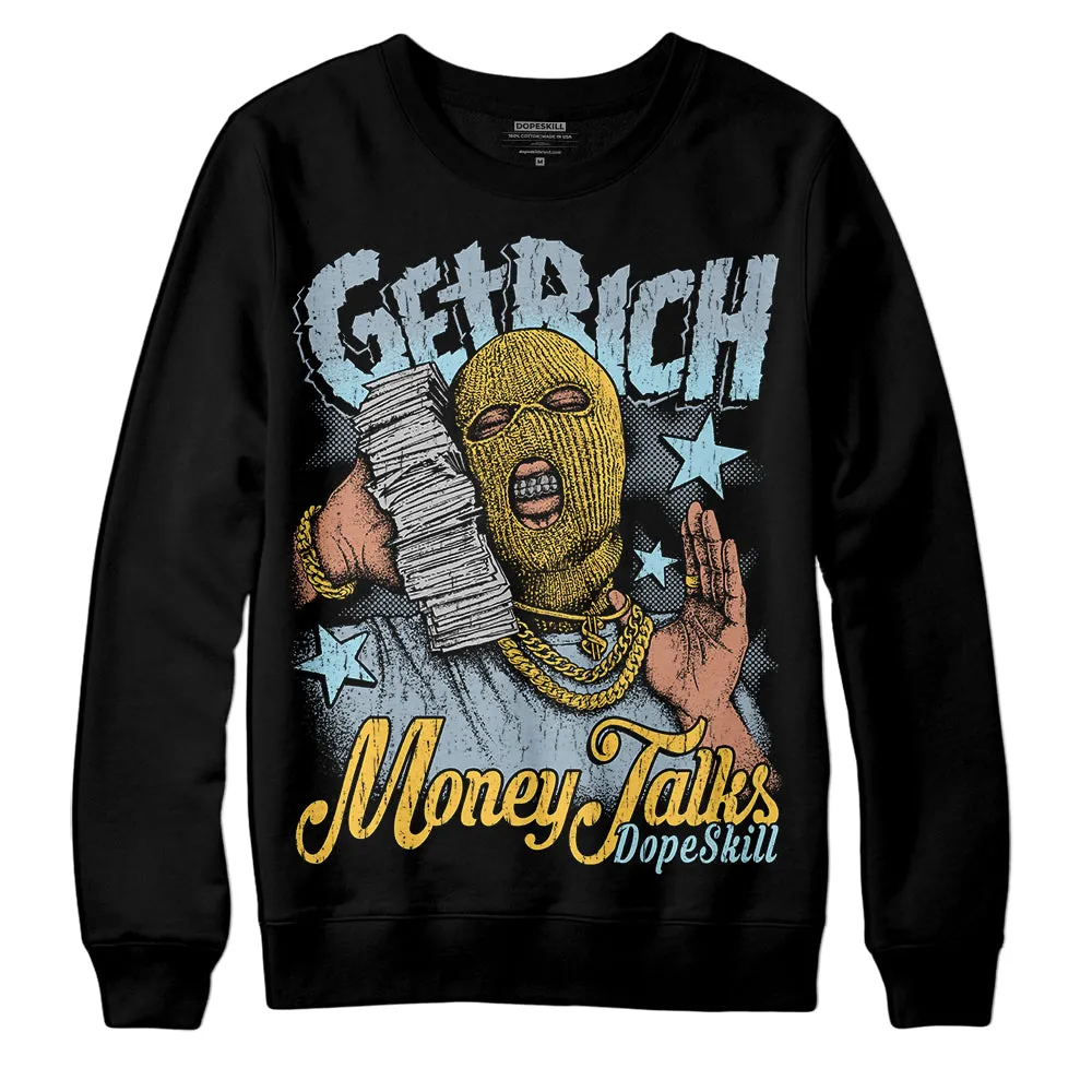 Blue Grey 13s DopeSkill Sweatshirt Get Rich Graphic sold by DopeSkill product image thumbnail 2