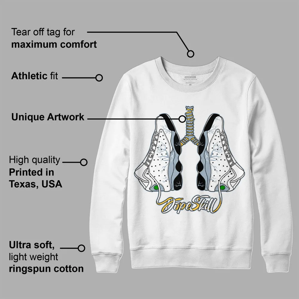 Blue Grey 13s DopeSkill Sweatshirt Breathe Graphic sold by DopeSkill product image thumbnail 3