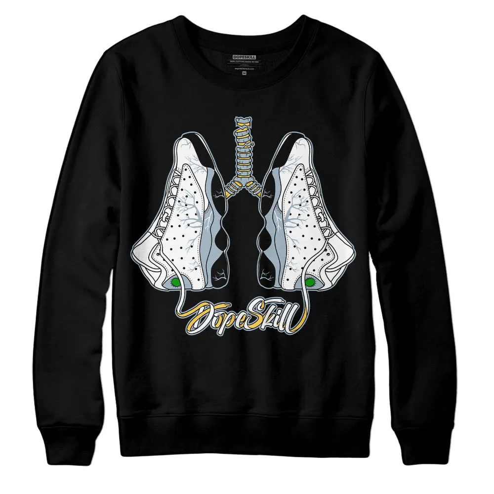 Blue Grey 13s DopeSkill Sweatshirt Breathe Graphic sold by DopeSkill product image thumbnail 2