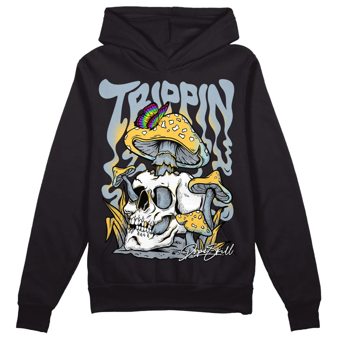 Blue Grey 13s DopeSkill Hoodie Sweatshirt Trippin Graphic sold by DopeSkill product image thumbnail 2