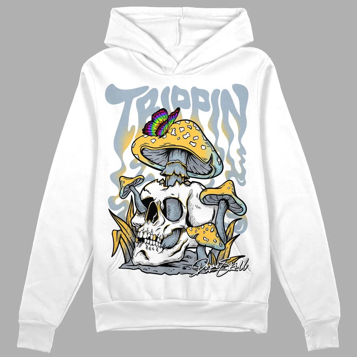 Blue Grey 13s DopeSkill Hoodie Sweatshirt Trippin Graphic sold by DopeSkill