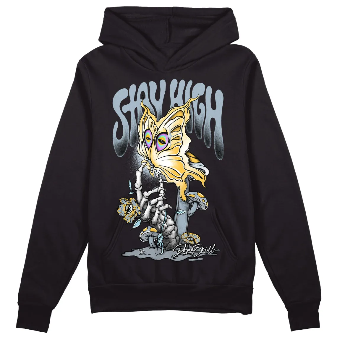 Blue Grey 13s DopeSkill Hoodie Sweatshirt Stay High Graphic sold by DopeSkill product image thumbnail 2