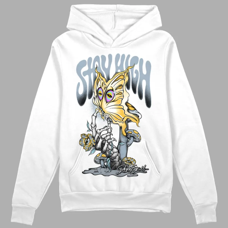 Blue Grey 13s DopeSkill Hoodie Sweatshirt Stay High Graphic sold by DopeSkill