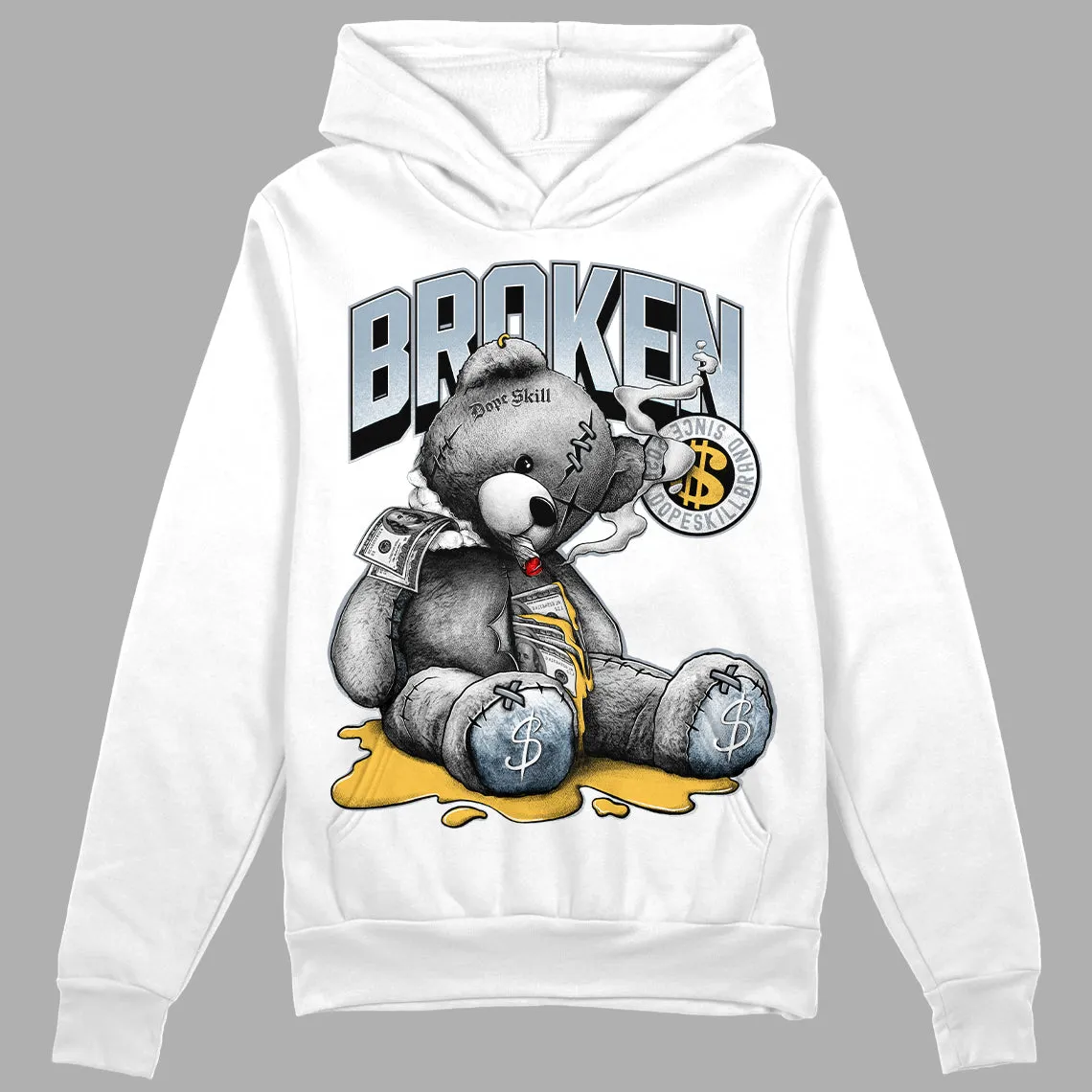 Blue Grey 13s DopeSkill Hoodie Sweatshirt Sick Bear Graphic sold by DopeSkill