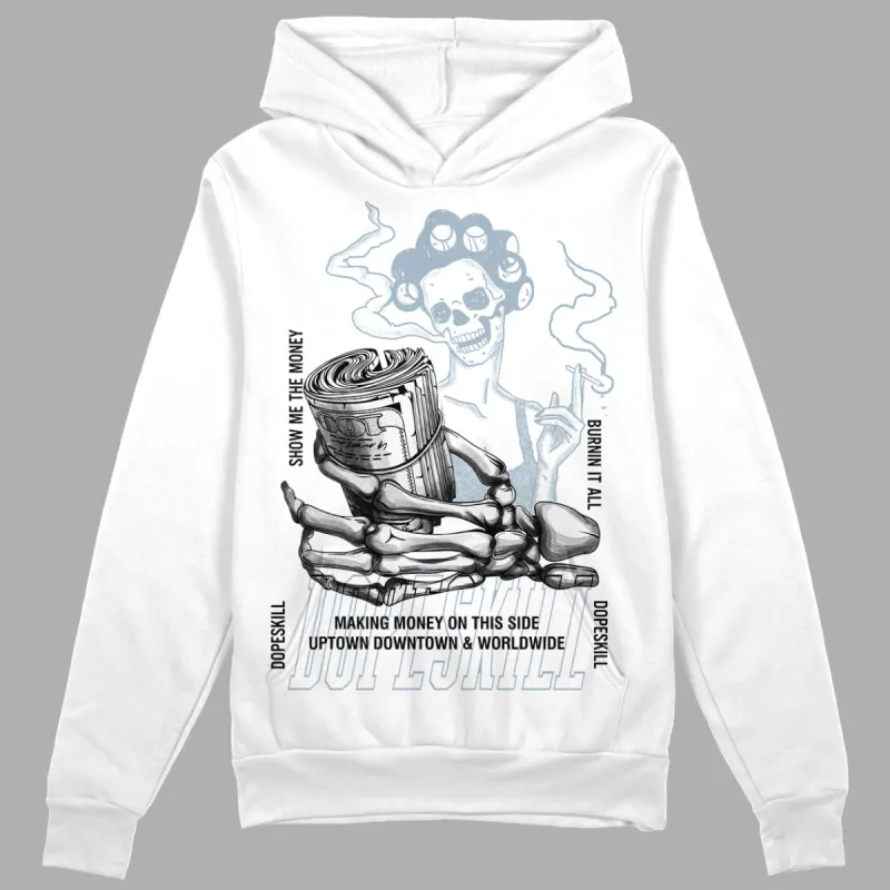 Blue Grey 13s DopeSkill Hoodie Sweatshirt Show Me The Money Graphic sold by DopeSkill