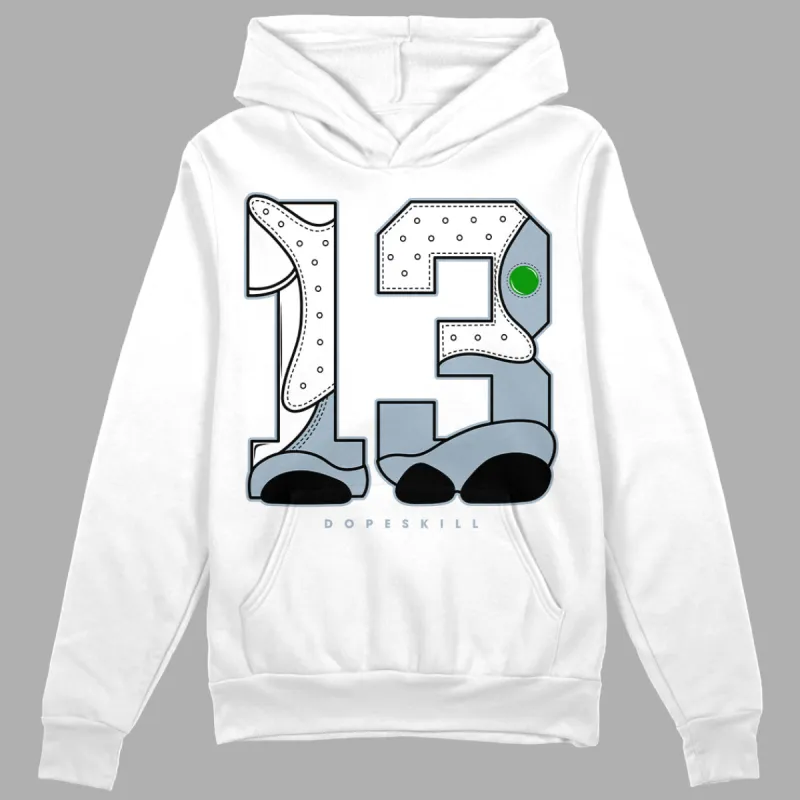 Blue Grey 13s DopeSkill Hoodie Sweatshirt No.13 Graphic sold by DopeSkill