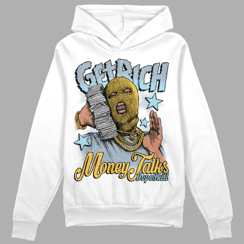 Blue Grey 13s DopeSkill Hoodie Sweatshirt Get Rich Graphic sold by DopeSkill