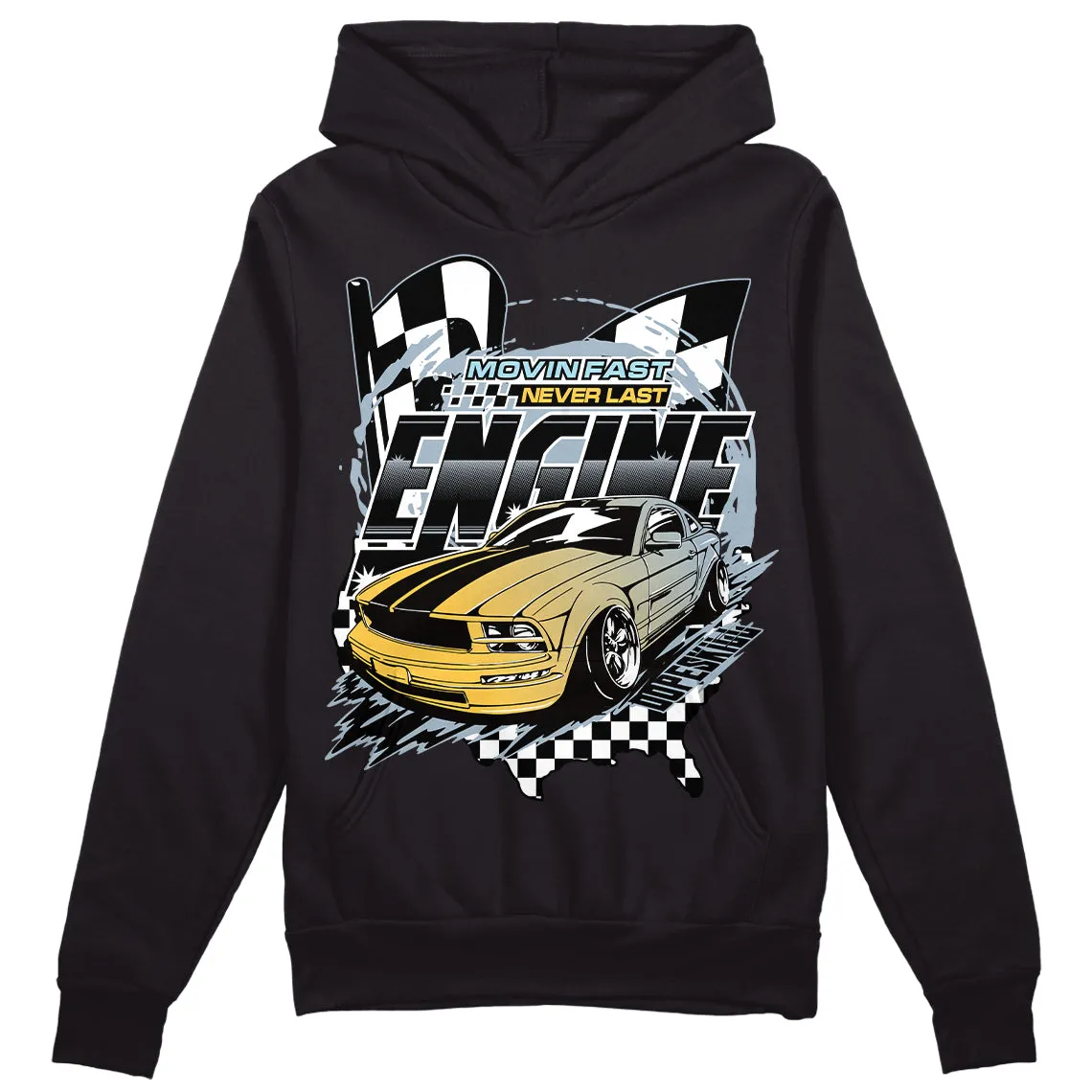 Blue Grey 13s DopeSkill Hoodie Sweatshirt ENGINE Tshirt Graphic sold by DopeSkill product image thumbnail 2