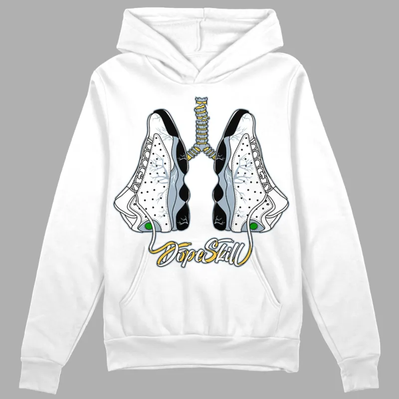 Blue Grey 13s DopeSkill Hoodie Sweatshirt Breathe Graphic sold by DopeSkill