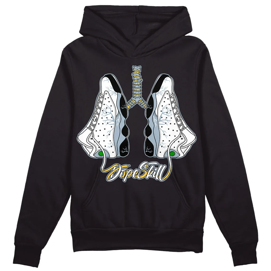 Blue Grey 13s DopeSkill Hoodie Sweatshirt Breathe Graphic sold by DopeSkill product image thumbnail 2