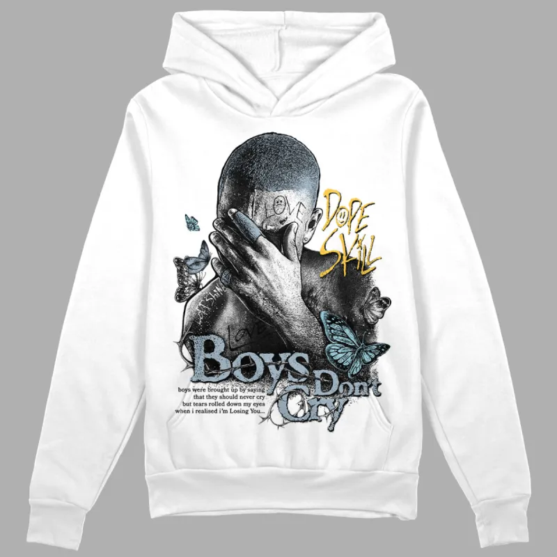 Blue Grey 13s DopeSkill Hoodie Sweatshirt Boys Don't Cry Graphic sold by DopeSkill