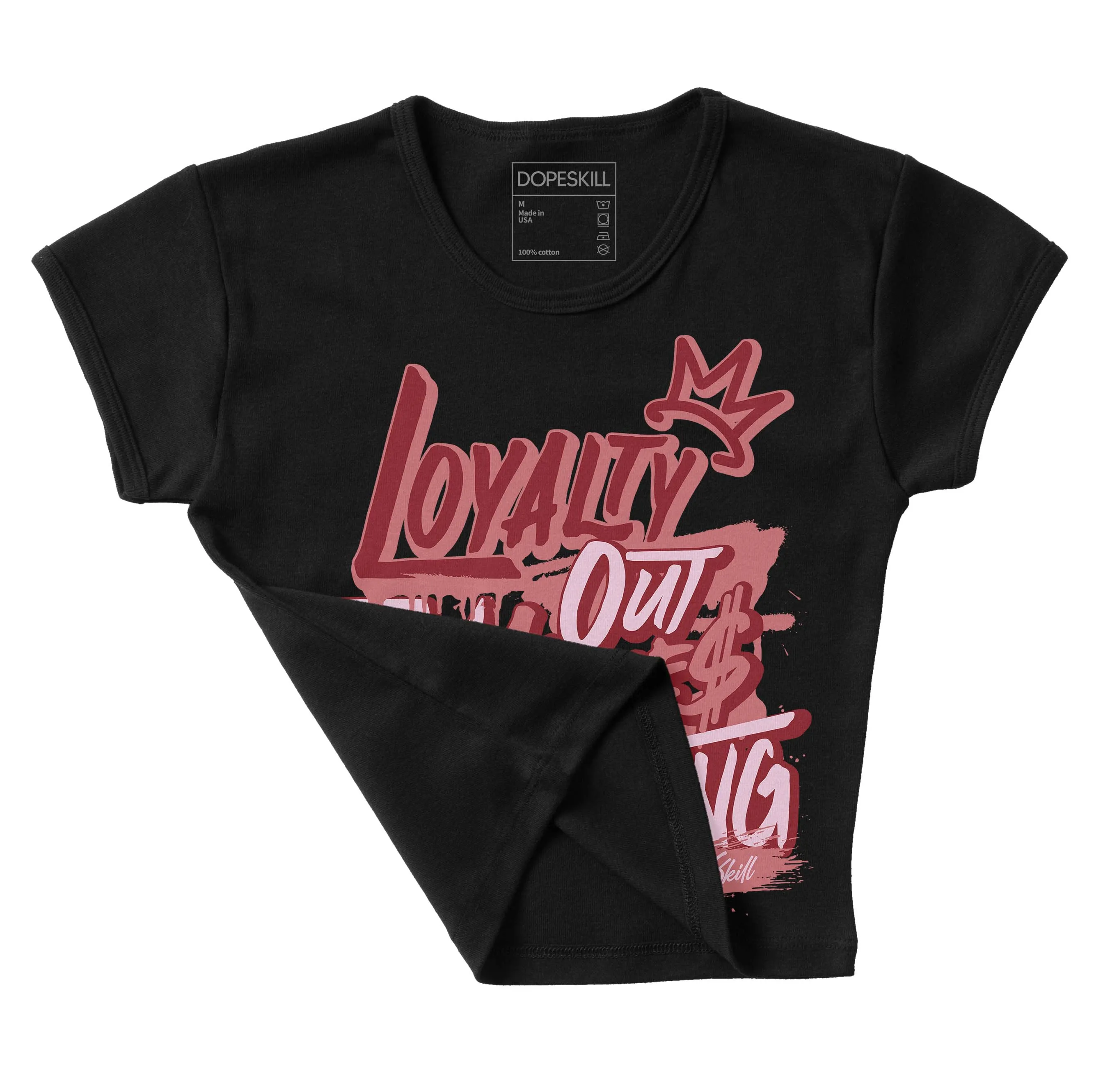 Valentine's Day Collection DopeSkill Women's Crop Top LOVE Graphic sold by DopeSkill product image thumbnail 4
