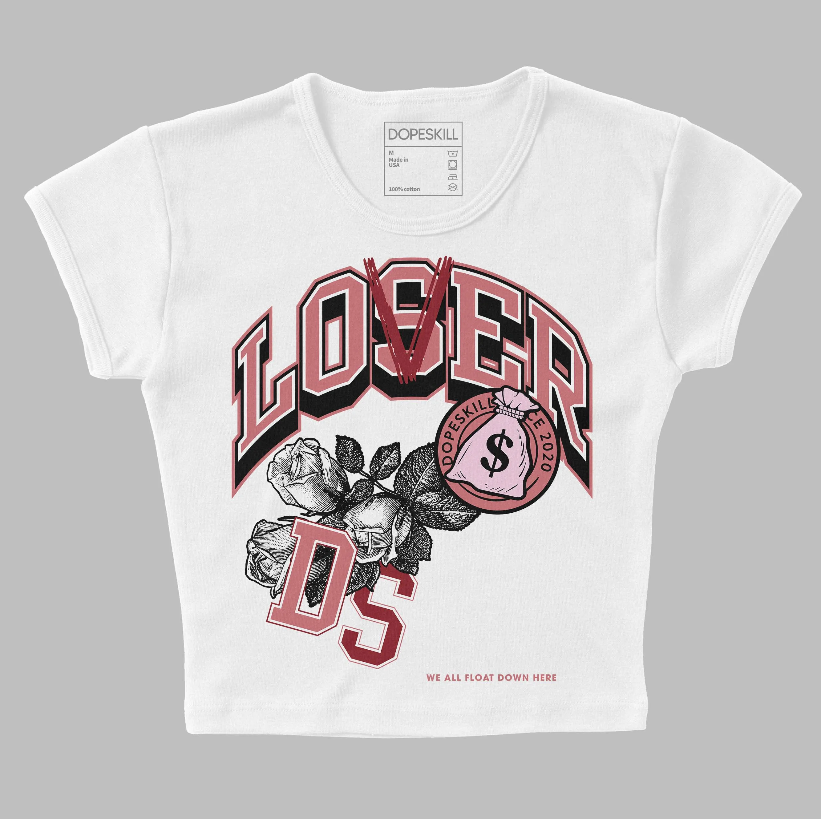 Valentine's Day Collection DopeSkill Women's Crop Top Loser Lover Graphic sold by DopeSkill