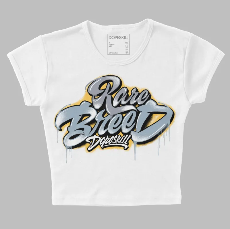 Blue Grey 13s DopeSkill Women's Crop Top Rare Breed Type Graphic sold by DopeSkill