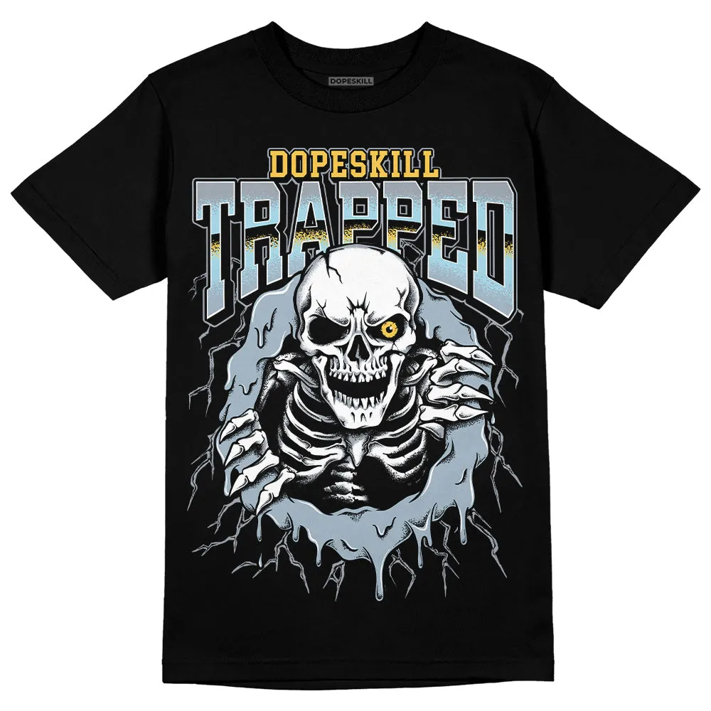 Blue Grey 13s DopeSkill T-Shirt Trapped Halloween Graphic sold by DopeSkill product image thumbnail 2