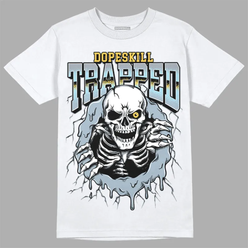 Blue Grey 13s DopeSkill T-Shirt Trapped Halloween Graphic sold by DopeSkill
