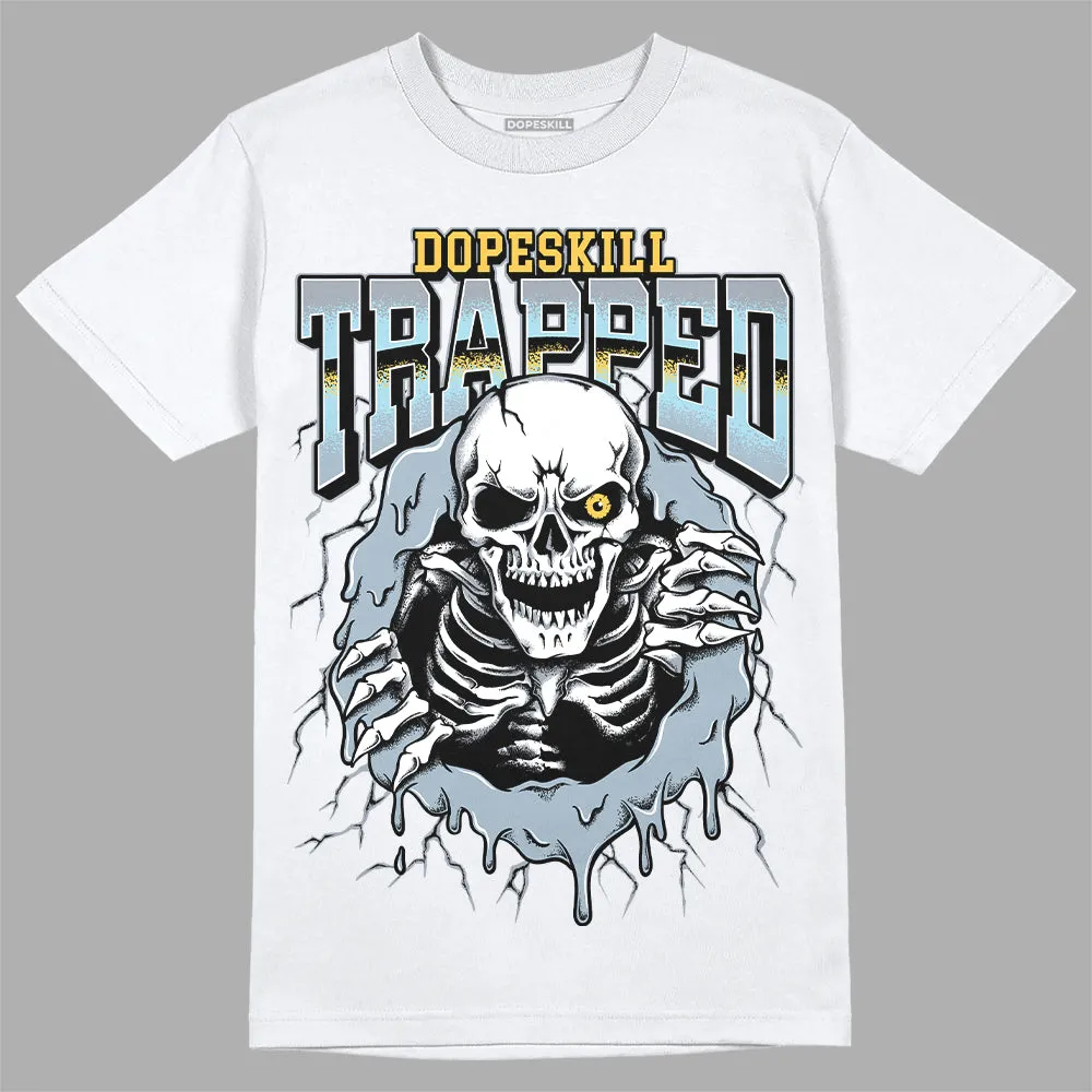 Blue Grey 13s DopeSkill T-Shirt Trapped Halloween Graphic sold by DopeSkill