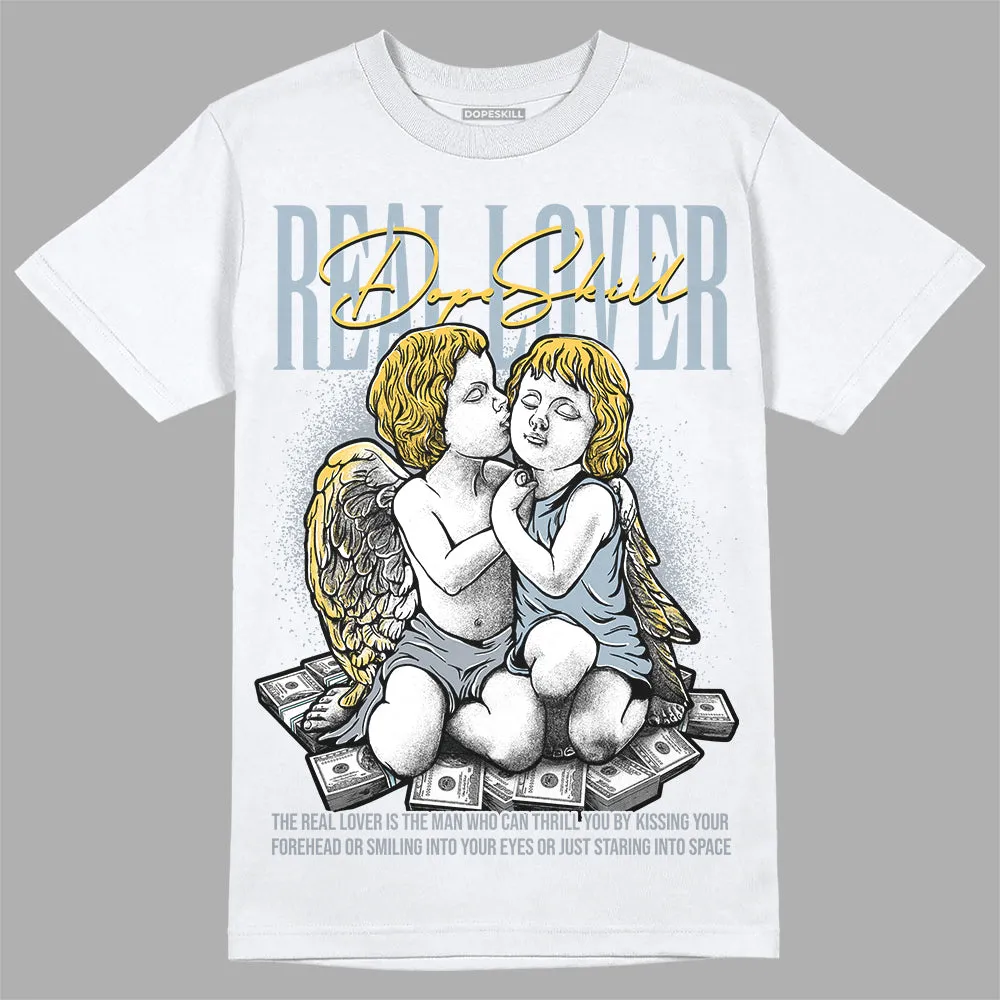 Blue Grey 13s DopeSkill T-Shirt Real Lover Graphic sold by DopeSkill
