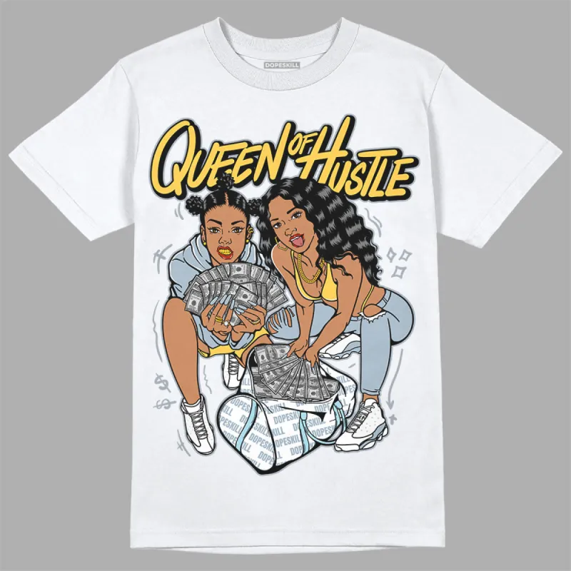 Blue Grey 13s DopeSkill T-Shirt Queen Of Hustle Graphic sold by DopeSkill