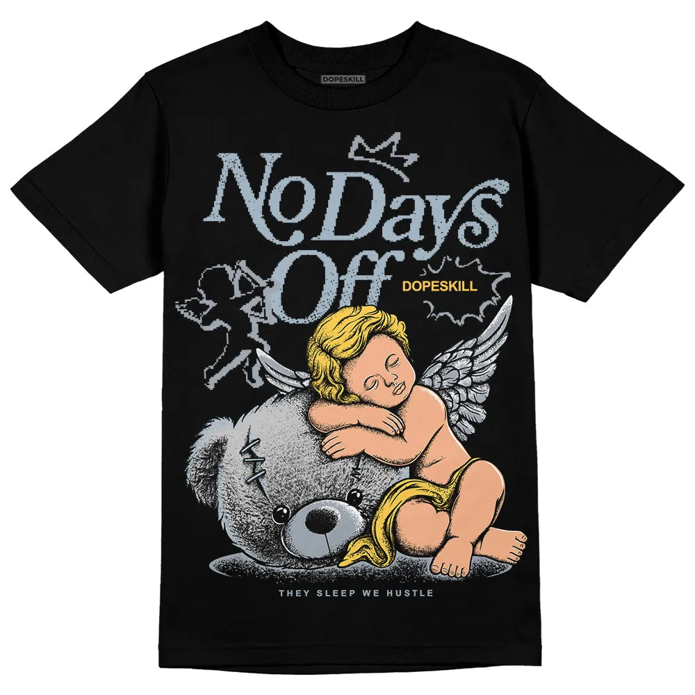 Blue Grey 13s DopeSkill T-Shirt New No Days Off Graphic sold by DopeSkill product image thumbnail 2