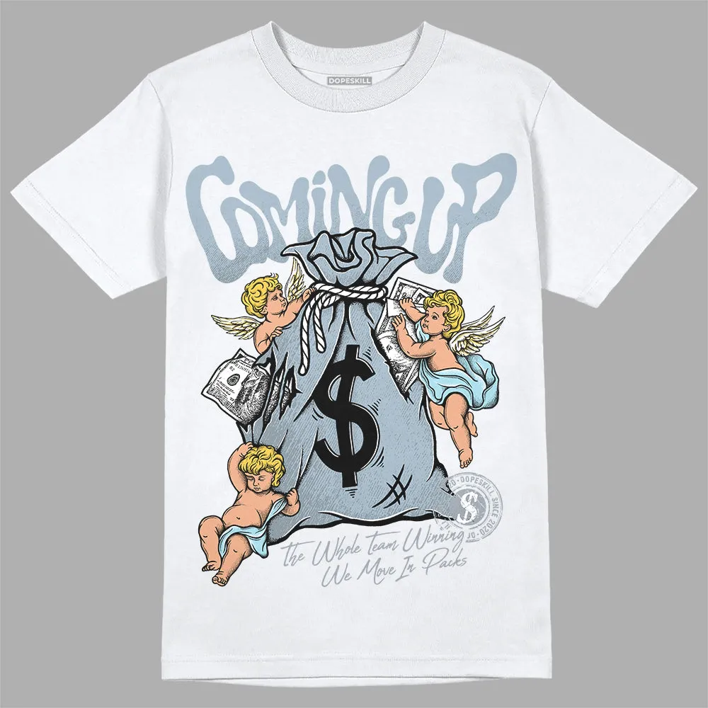 Blue Grey 13s DopeSkill T-Shirt Money Bag Coming Up Graphic sold by DopeSkill