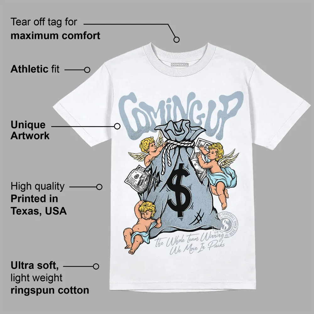 Blue Grey 13s DopeSkill T-Shirt Money Bag Coming Up Graphic sold by DopeSkill product image thumbnail 3