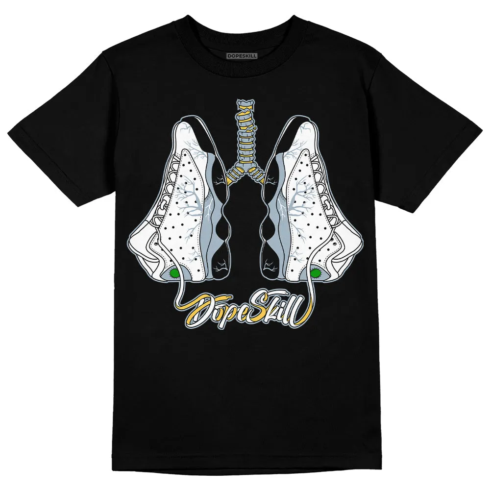 Blue Grey 13s DopeSkill T-Shirt Breathe Graphic sold by DopeSkill product image thumbnail 2