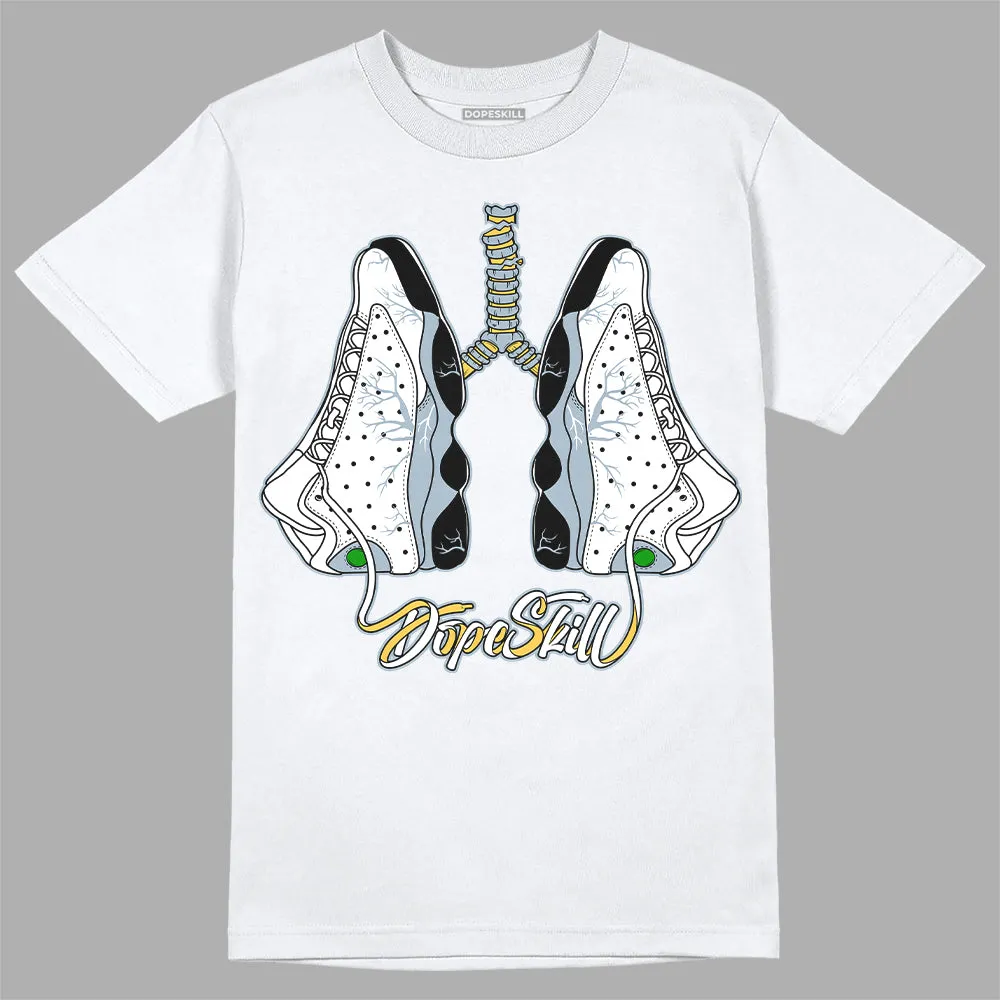 Blue Grey 13s DopeSkill T-Shirt Breathe Graphic sold by DopeSkill