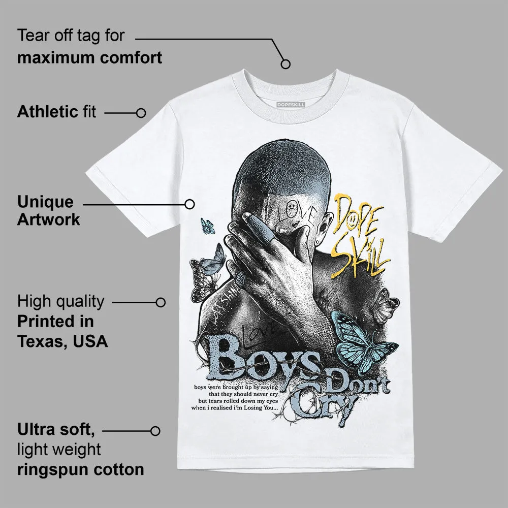 Blue Grey 13s DopeSkill T-Shirt Boys Don't Cry Graphic sold by DopeSkill product image thumbnail 3