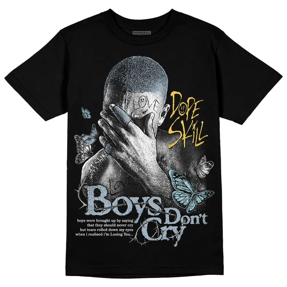 Blue Grey 13s DopeSkill T-Shirt Boys Don't Cry Graphic sold by DopeSkill product image thumbnail 2