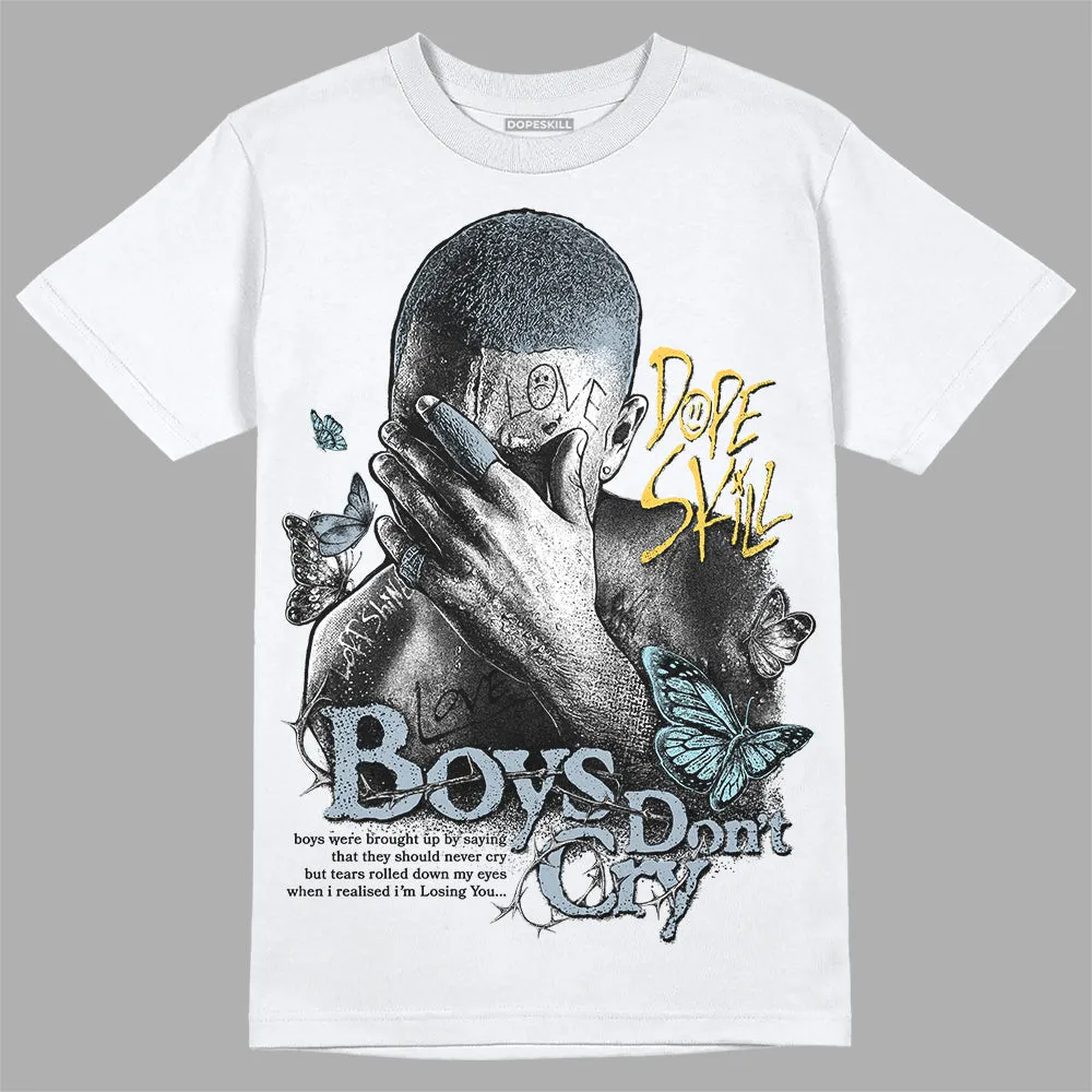 Blue Grey 13s DopeSkill T-Shirt Boys Don't Cry Graphic sold by DopeSkill